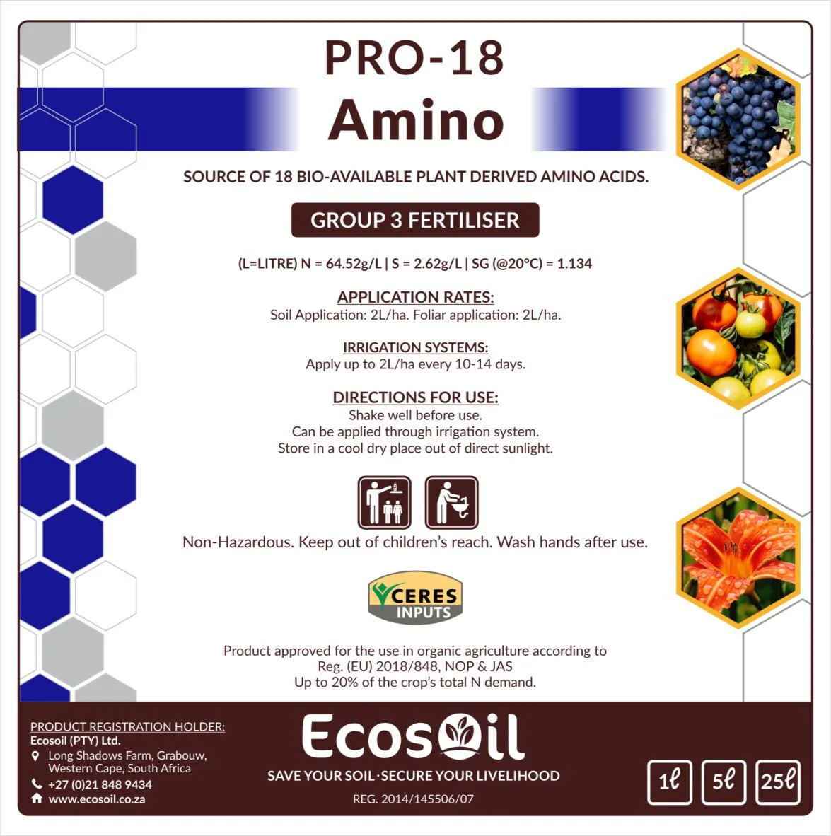 Pro-18 Amino product packaging