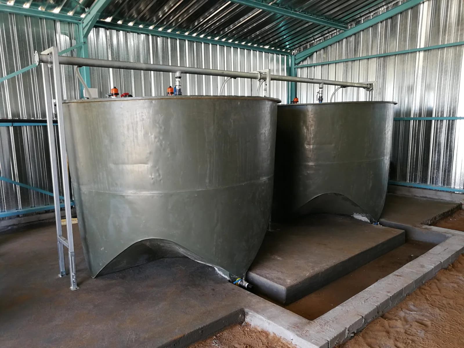 5,000 litre compost tea system