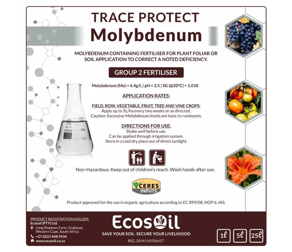 Trace Protect Molibdeen produk